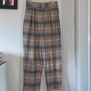 Urban Outfitters Plaid Wide Leg Pants
